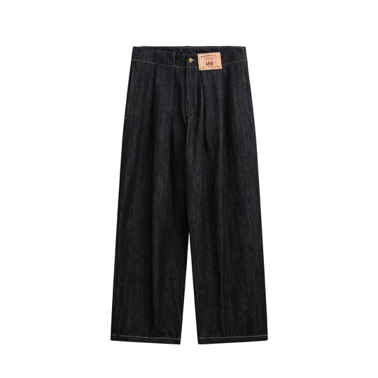 Damen Hochtaillierte Denim‑Culotte im Workwear‑Look mit weitem Bein und verdeckten Eingrifftaschen Shop Nory
