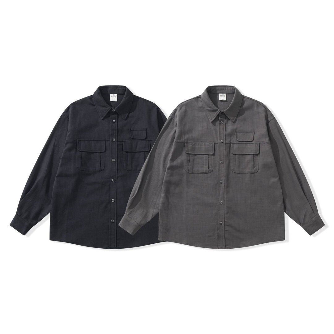 Herren Utility-Overshirt mit großen Pattentaschen und Boxy-Schnitt Shop Nory