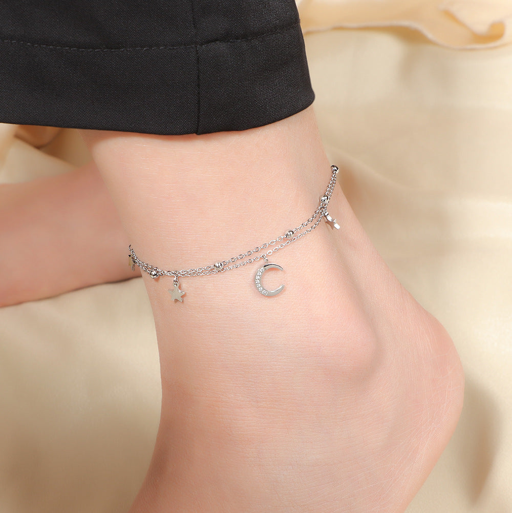 Damen Celestial Charm Fußkette Shop Nory