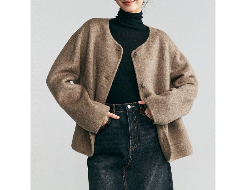 Damen Elegante und bequeme Strickjacke Shop Nory