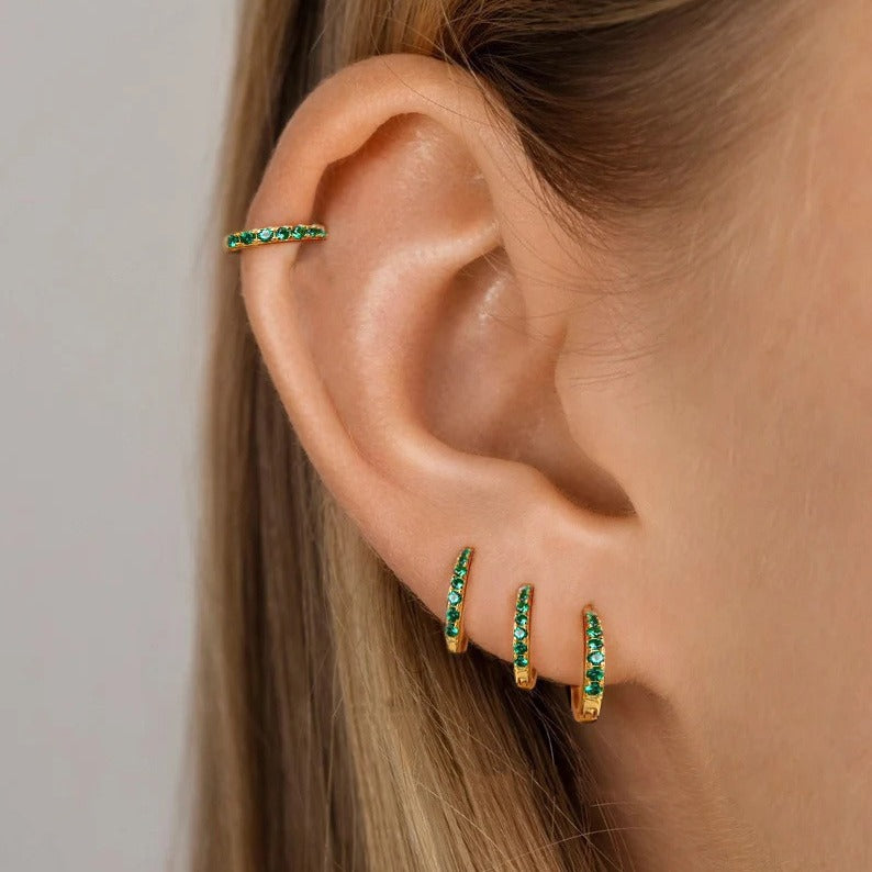 Damen Ohrringe Set mit elegantem Design und funkelnden Akzenten Shop Nory