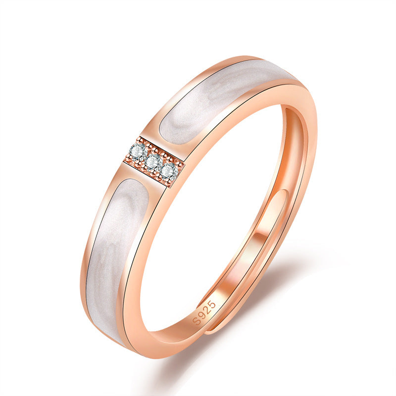 Damen eleganter Ring mit filigranem Design und Zirkonia-Besatz Shop Nory