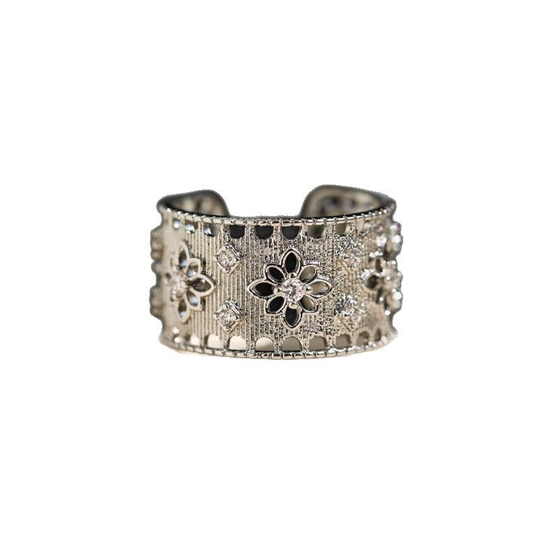Damen Zarte und funkelnde Blütenarmbänder Shop Nory