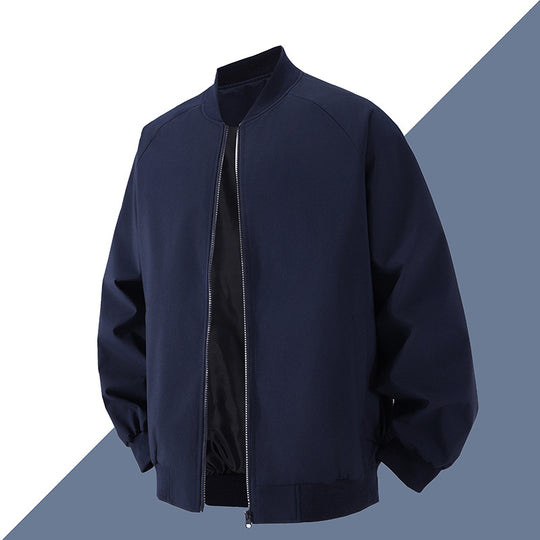 Herren Modische Bomberjacke mit elastischen Bündchen Shop Nory