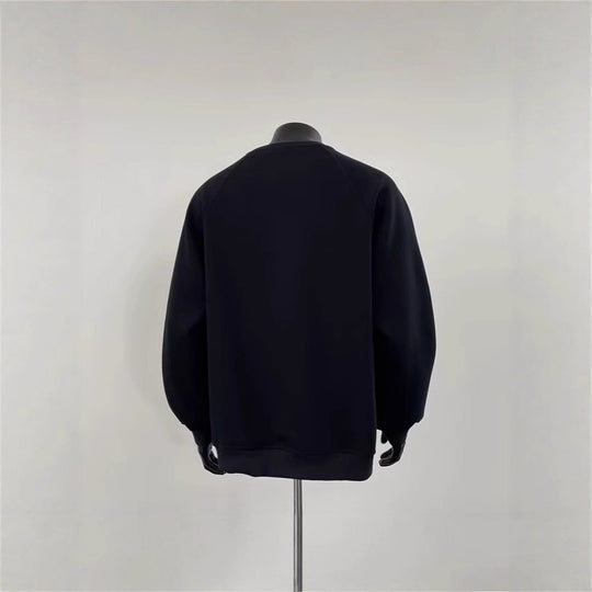 Herren Modischer Sweatshirt mit Schulter-Patch-Design Shop Nory