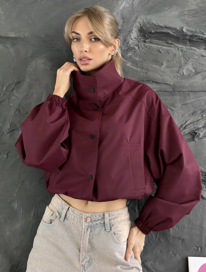 Damen Modische Oversized Jacke