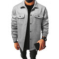 Herren stylische und warme Flanelljacke