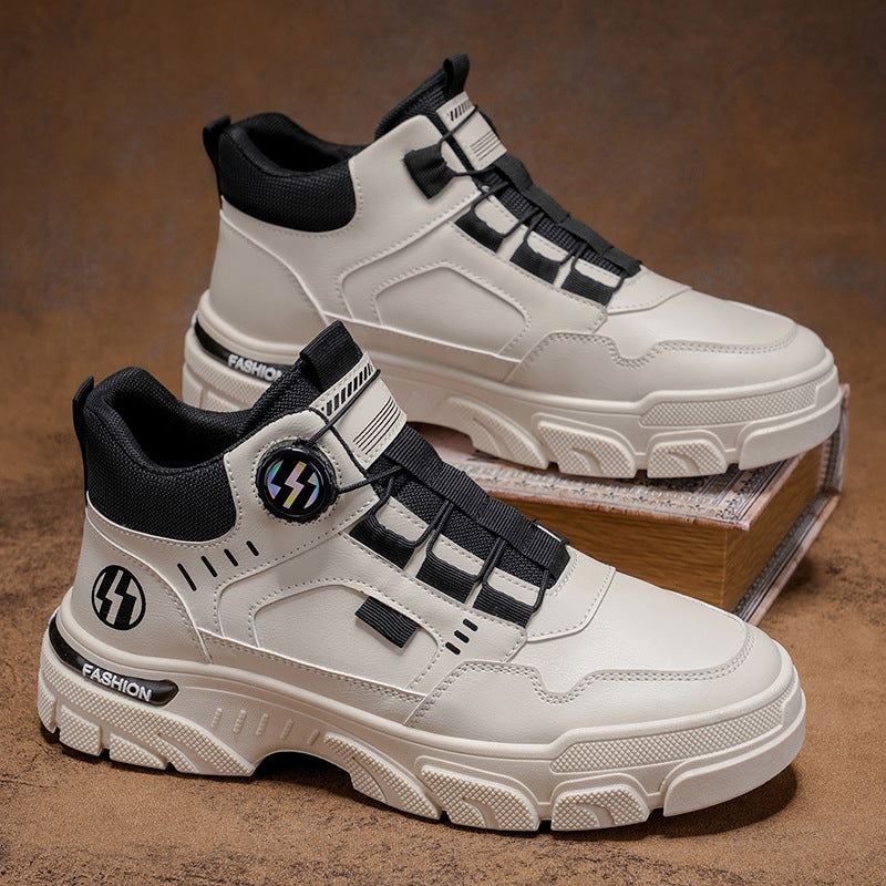 Herren sportliche hochgeschnittene Sneaker von Shopnory