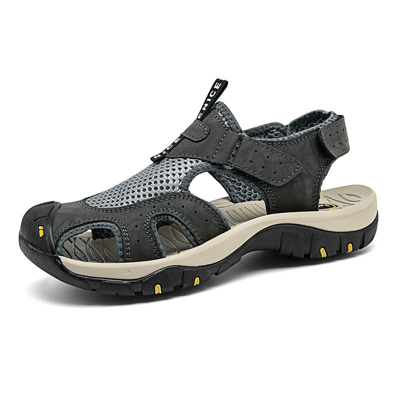 Herren Atmungsaktive Outdoor-Sandalen mit rutschfester Sohle Shopnory
