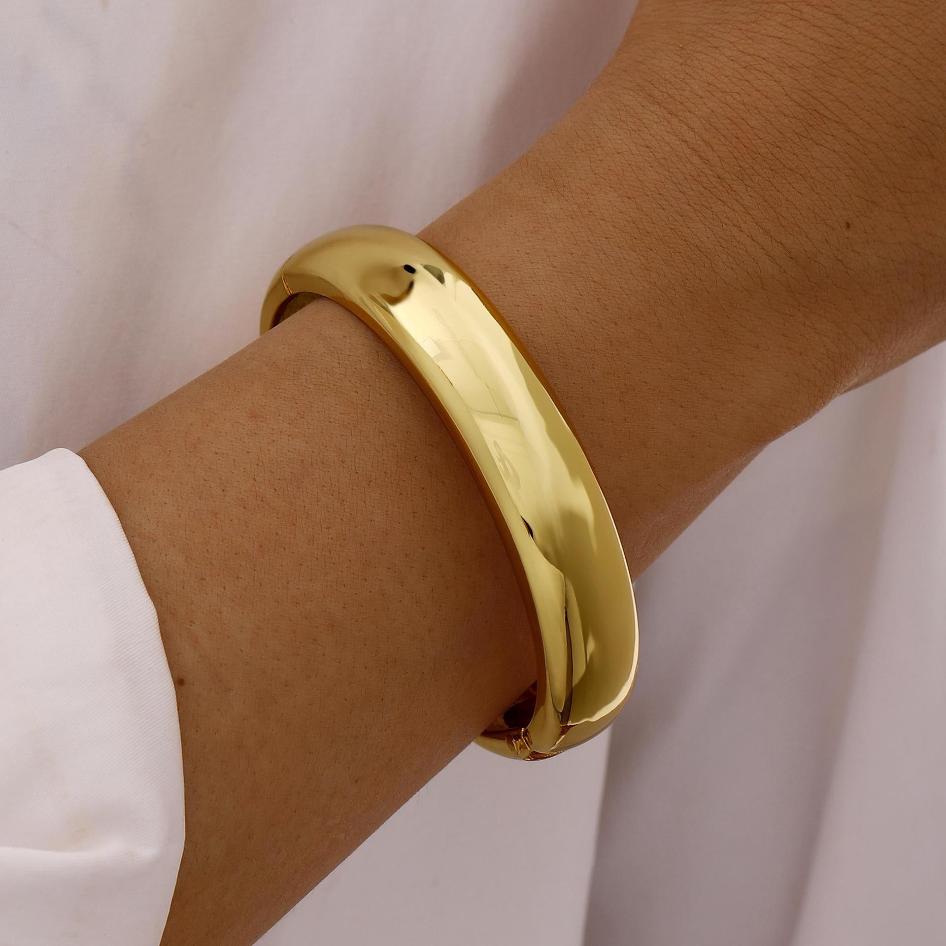 Damen eleganter Armreif aus hochwertigem Metall Shop Nory