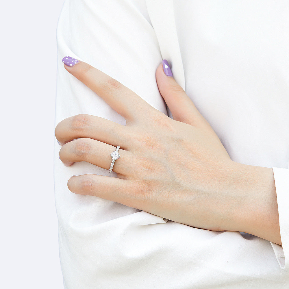 Damen Ohrringe mit brillanter Zirkonia-Fassung Shop Nory