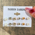 Damen Ohrringe Set mit verschiedenen funkelnden Designs Shop Nory