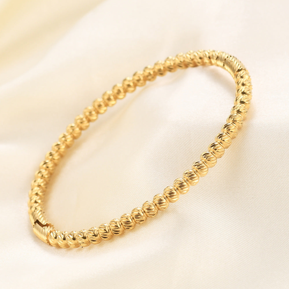 Damen Armreif mit elegantem, gedrehten Design Shop Nory