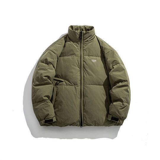 Herren Wattierte Kurz‑Thermojacke mit hohem Stehkragen und verstellbaren Klettbündchen Shop Nory