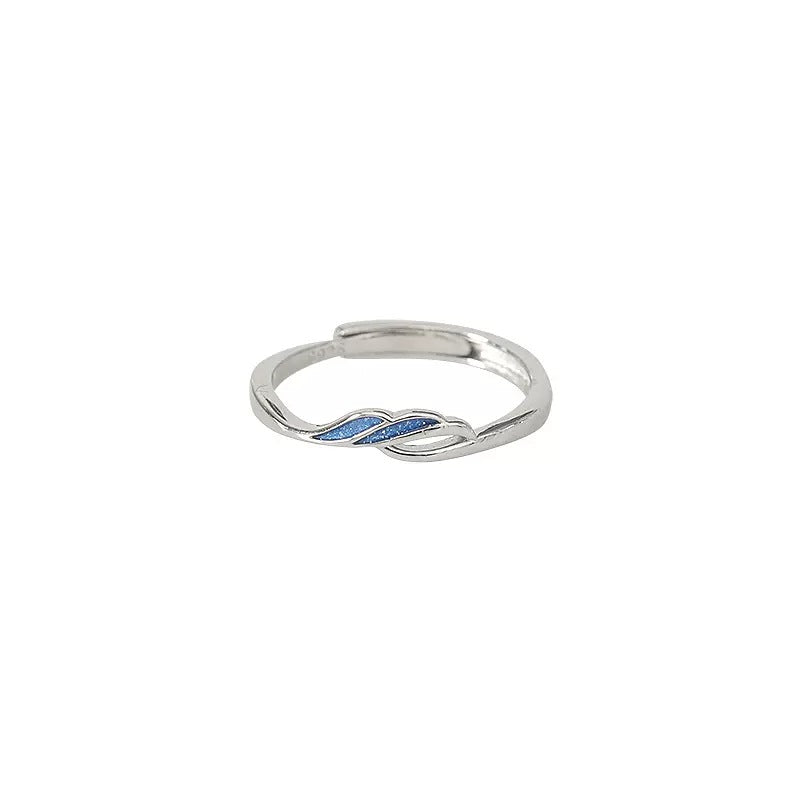 Damen Moderner Ring mit elegantem Blatt-Design Shop Nory