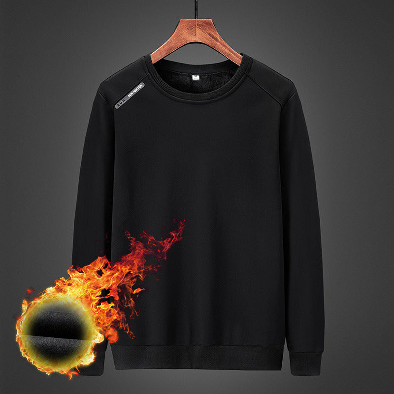Herren Thermo‑Fleece Rundhals‑Sweatshirt mit Raglanärmeln Shop Nory