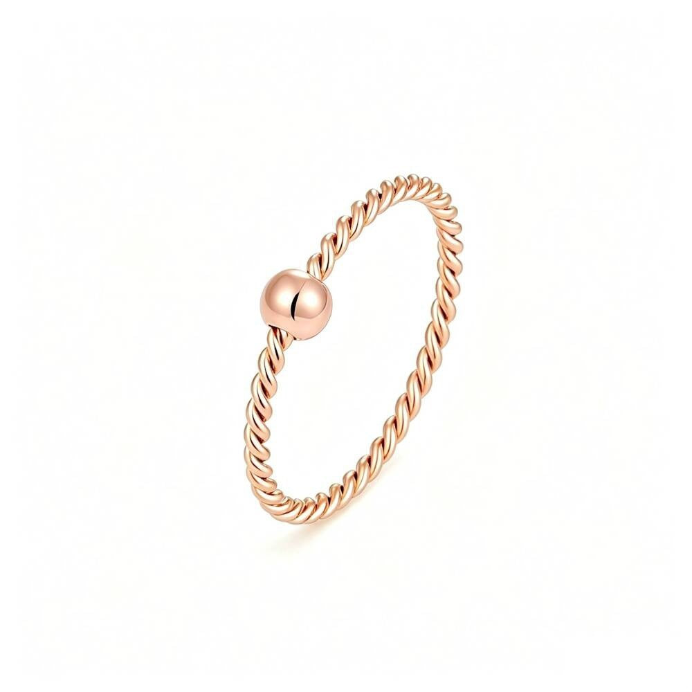 Damen Ring mit kunstvollem, gedrehten Design Shop Nory