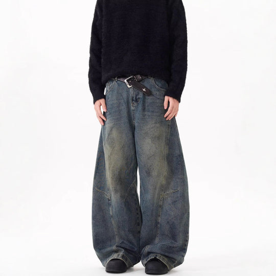 Damen Weitgeschnittene Hochbundjeans Shop Nory