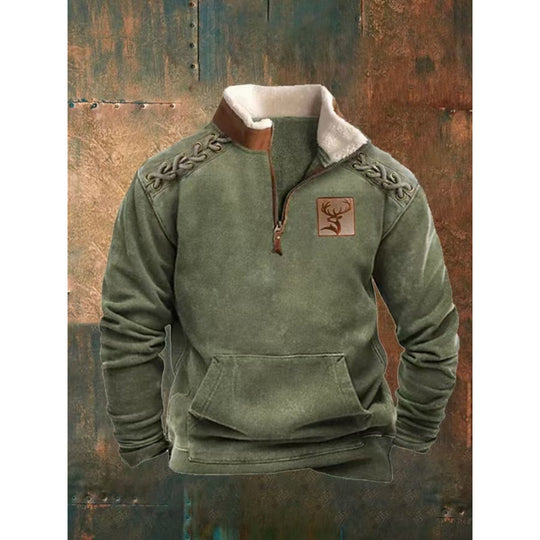 Herren Modischer Hoodie mit Kapuze und maritimem Druck Shop Nory