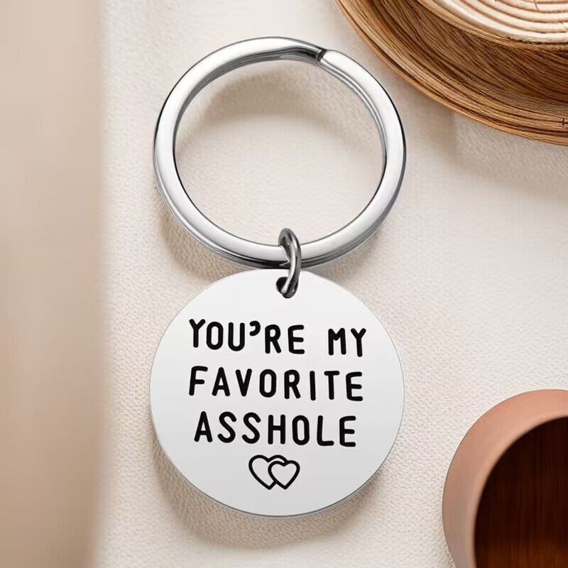 Unisex Schlüsselanhänger mit humorvollem Spruch und herzlichen Motiven Shop Nory