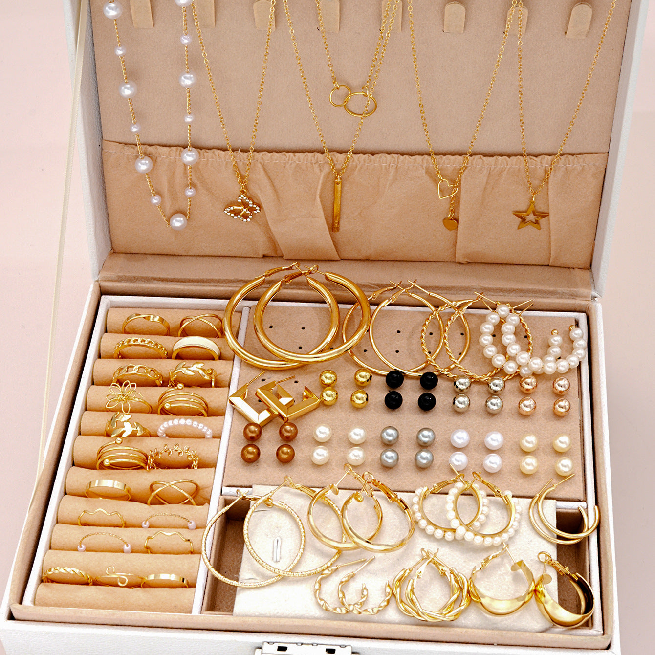 Damen Schmuckset mit vielfältigen Anhängern und eleganten Details Shop Nory