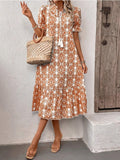Damen Sommerliches Tunika-Kleid mit eleganten Schnüroptionen Shopnory
