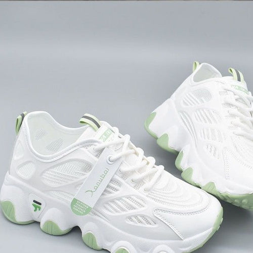 Damen Leichte Sport Sneakers mit atmungsaktiver Mesh-Oberfläche und dämpfender Sohle