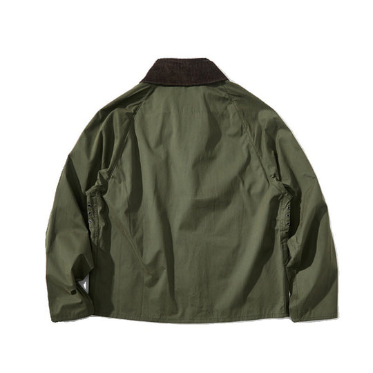 Herren Kurz geschnittene Utility-Fieldjacke mit Cordkragen und D-Ring-Details Shop Nory