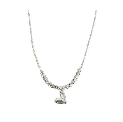 Damen Halskette mit charmantem Herzanhänger aus hochwertigem Silber Shop Nory