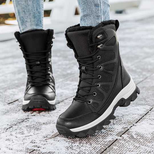 Damen Wasserdichte Winterstiefel mit isolierendem Futter und rutschfester Sohle Shopnory