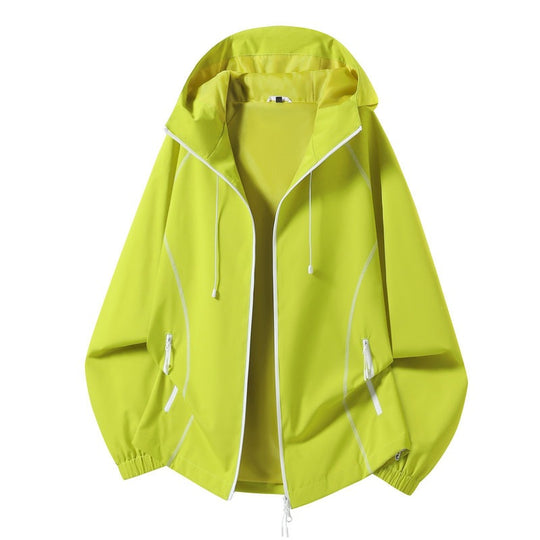 Damen Leichte Sportjacke mit Kapuze Shop Nory