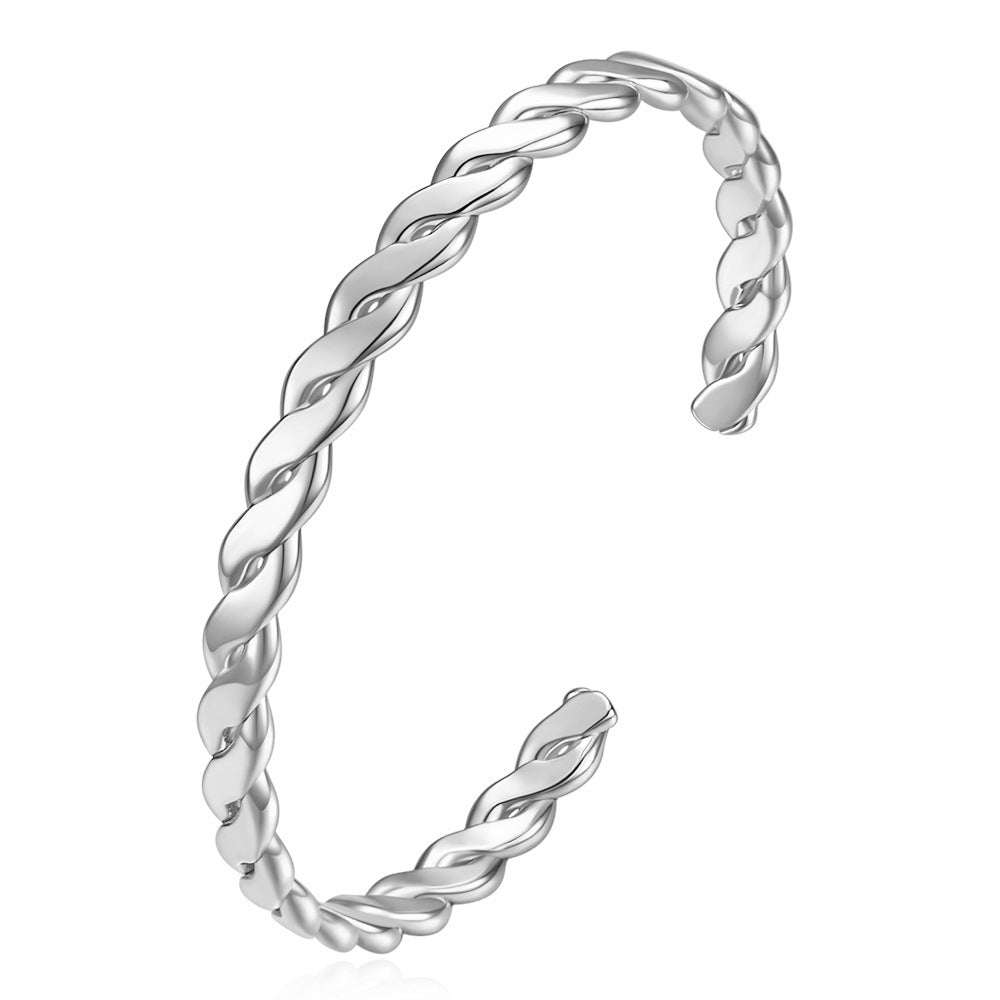 Damen Armreif mit elegantem geflochtenem Design Shop Nory