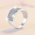 Damen eleganter und funkelnder Ring mit Zirkonia-Steinen Shop Nory