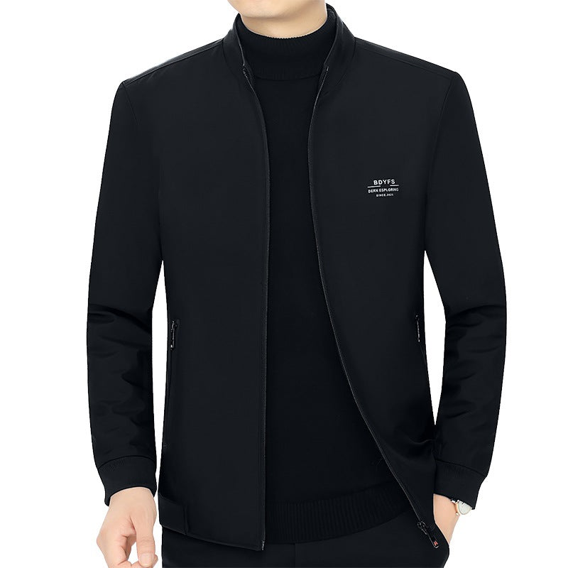 Herren Stehkragen-Übergangsjacke mit wärmendem Kunstfell-Innenfutter Shop Nory