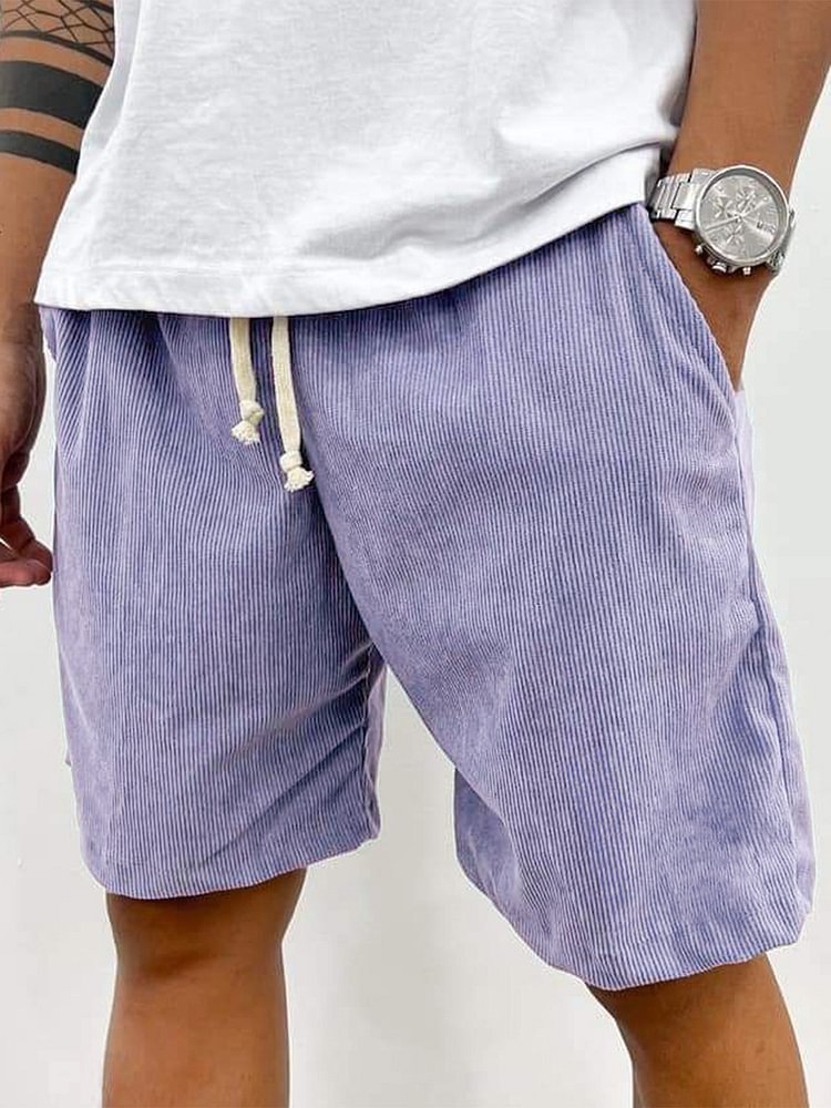 ShopNory | Herren Casual Kordelzug Cord Shorts