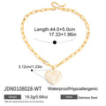 Damen Halskette mit Herzanhänger und goldfarbener Gliederkette Shop Nory