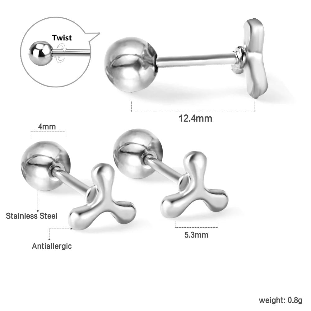 Damen Ohrstecker im schmetterlingsförmigen Design Shop Nory