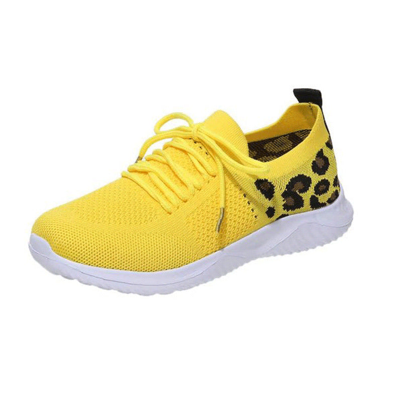 Damen Atmungsaktive Sneakers im modernen Leopardenmuster