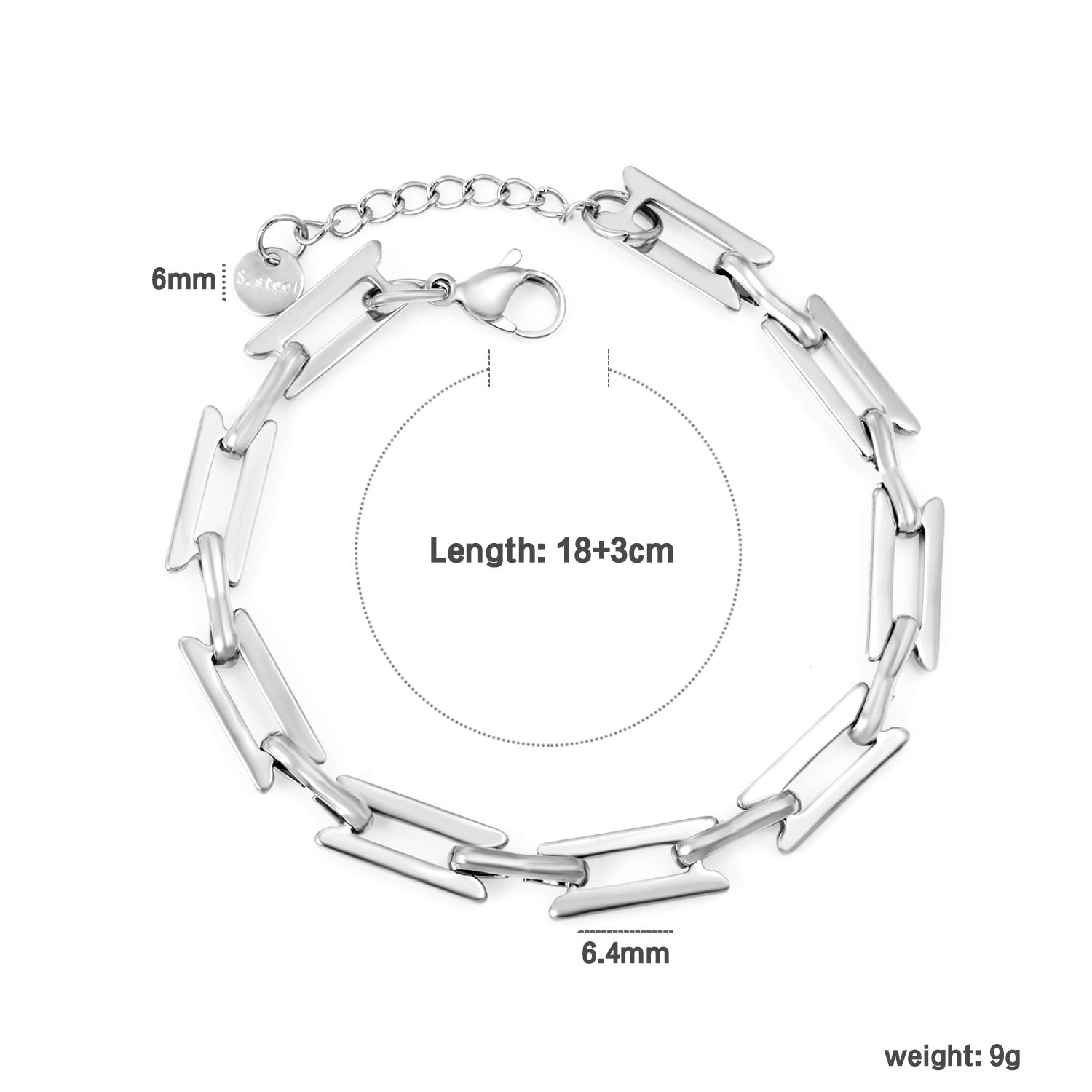 Damen modisches Armband mit eleganten Glieder-Design Shop Nory