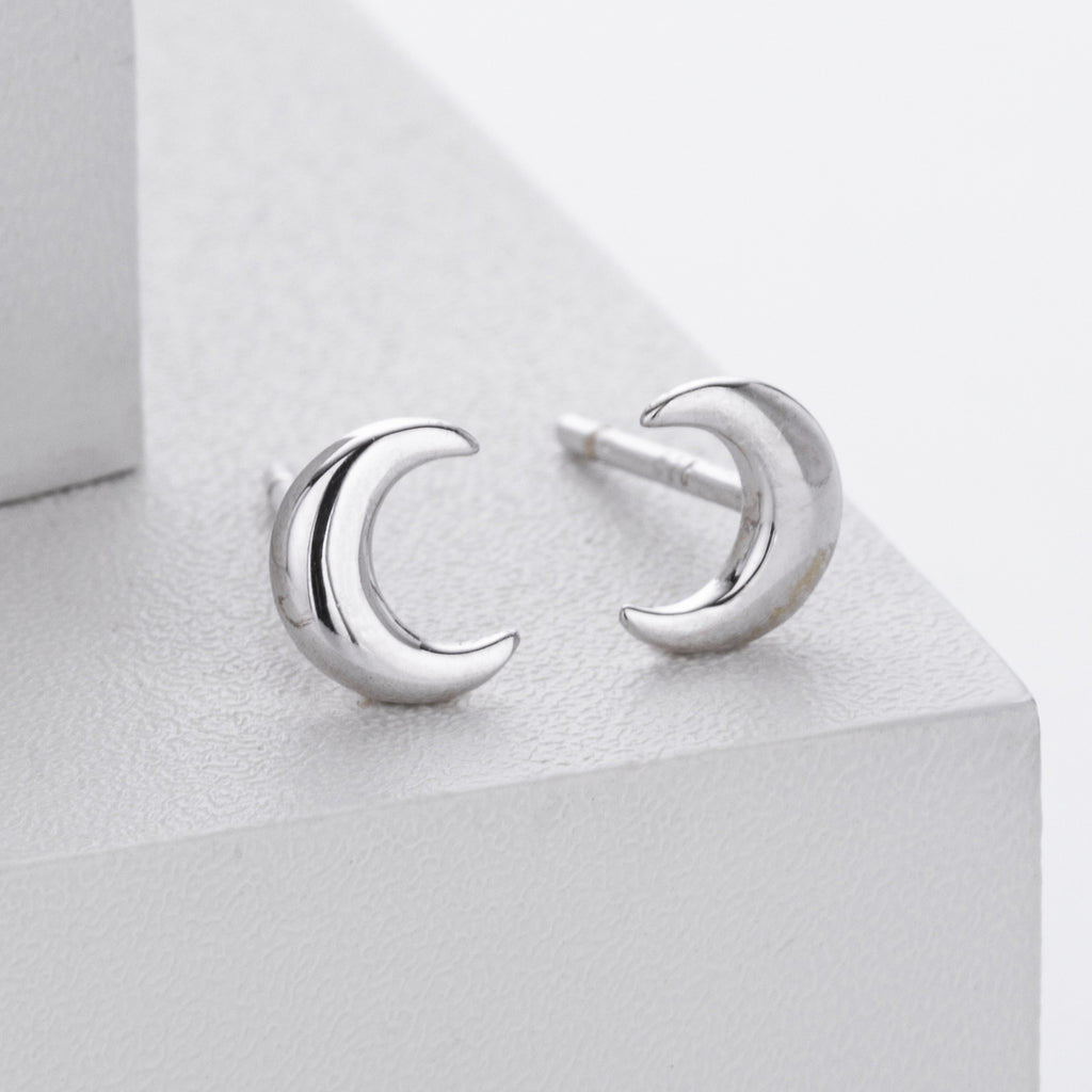 Damen Ohrstecker in Mondform Shop Nory