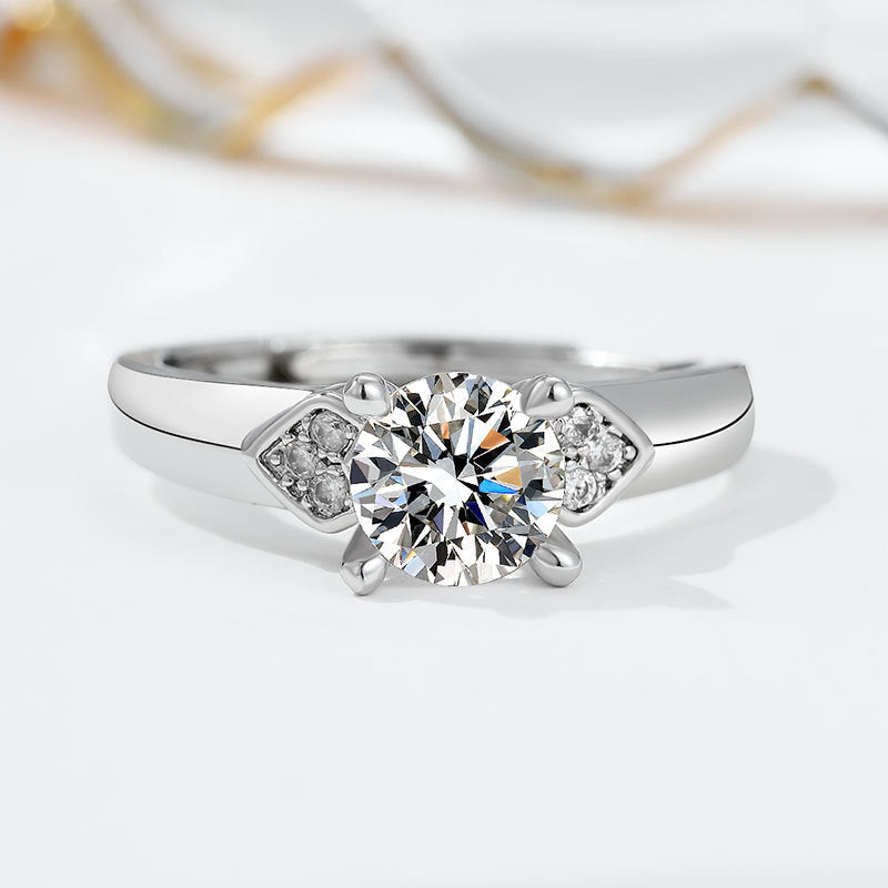 Damen funktionsreicher Zirkonia Ring mit kunstvollem Design Shop Nory