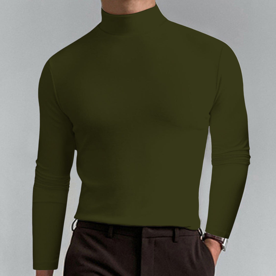 Herren Hochwertiger Rollkragenpullover ShopNory