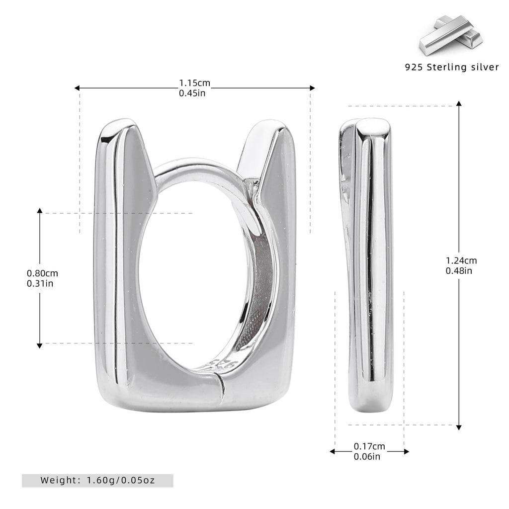 Damen Ring mit modernem Design aus hochwertigem 925 Sterling Silber Shop Nory