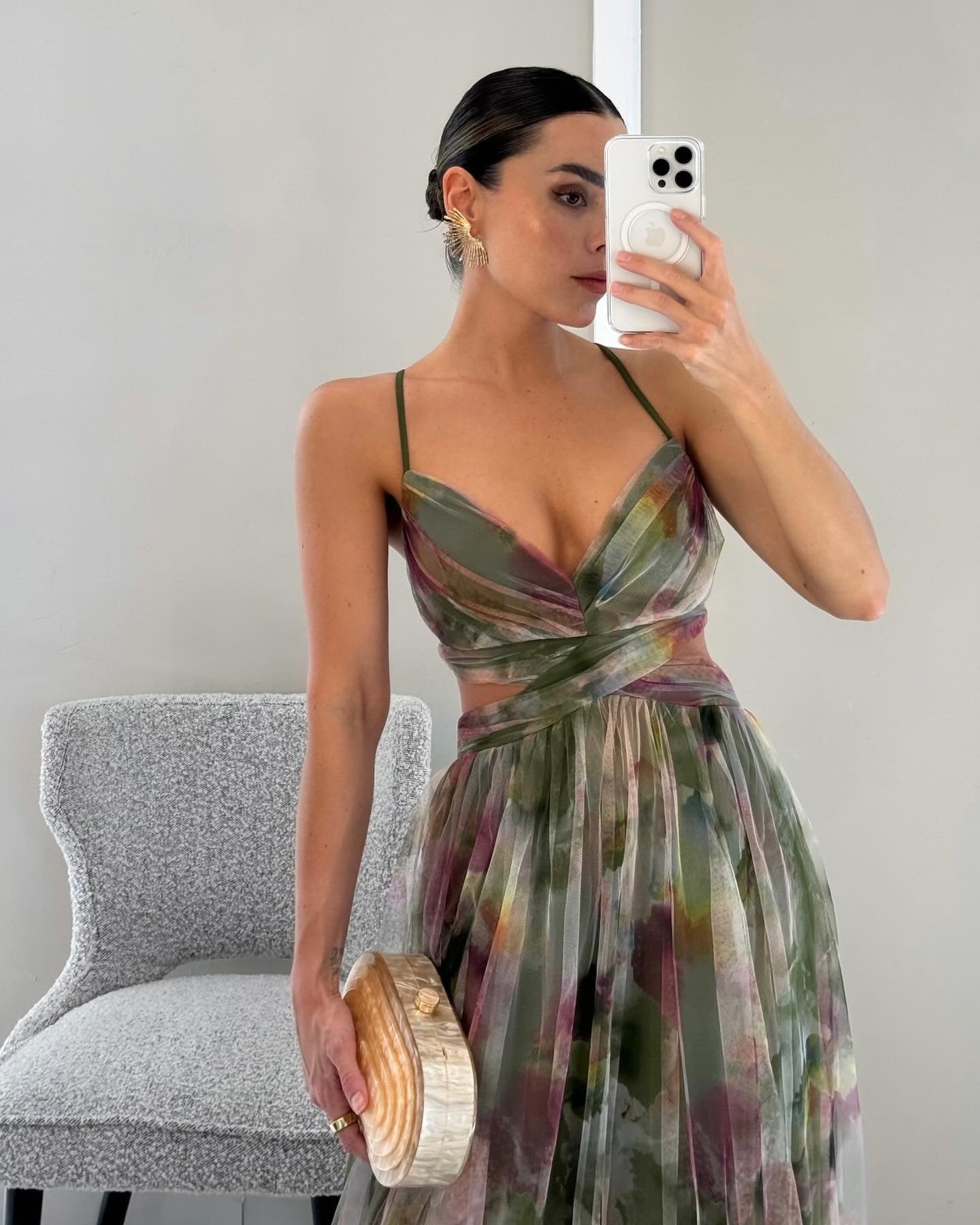 Elegantes Maxikleid im Schönen Blumenmuster für festliche Anlässe | ShopNory