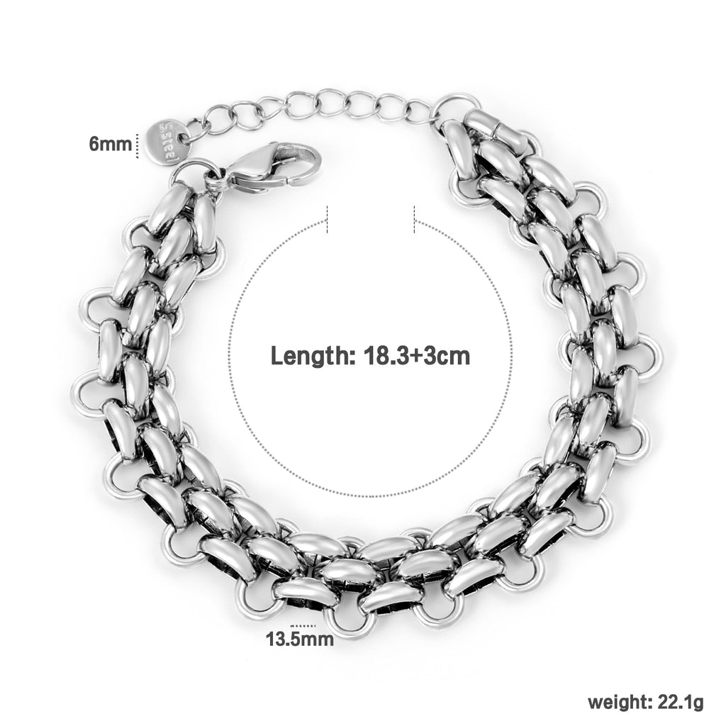 Damen modisches Armband mit eleganten Glieder-Design Shop Nory