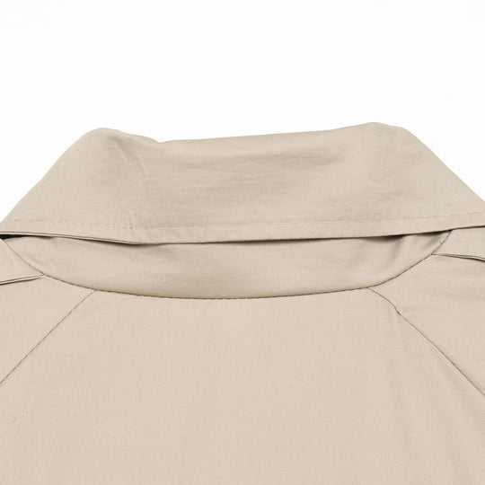 Damen Kurzblouson-Trench mit doppelreihiger Knopfleiste, Schulterpatten und Taillengürtel Shop Nory