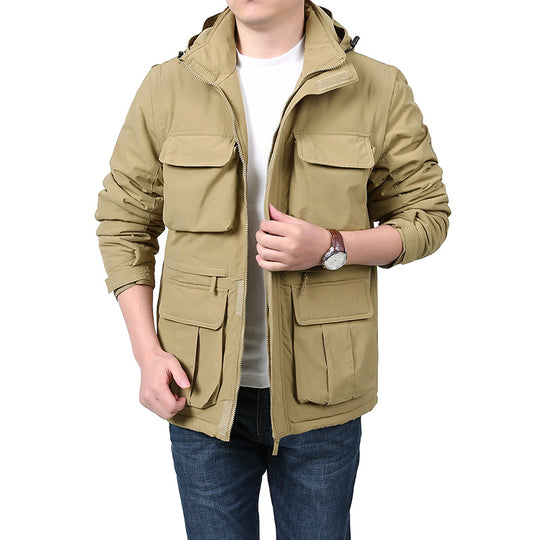 Herren Multifunktionale Outdoorjacke mit zahlreichen Taschen Shop Nory