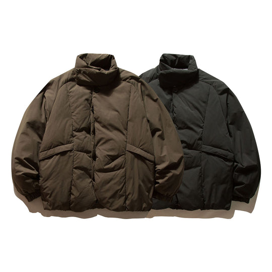 Herren Boxy Thermo-Pufferjacke mit überlappendem Stehkragen und aufgesetzten Klappentaschen Shop Nory