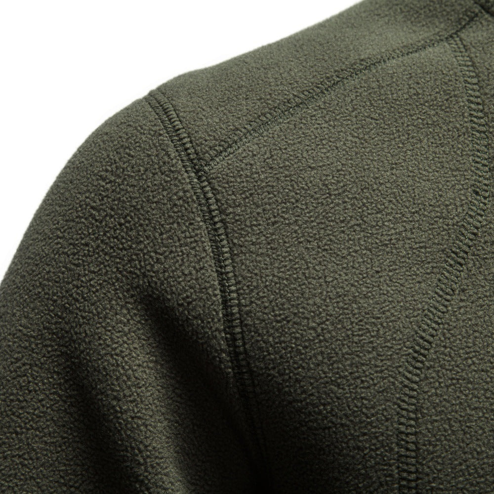 Herren Outdoor-Fleecejacke mit Stehkragen und Reißverschluss-Brusttasche Shop Nory