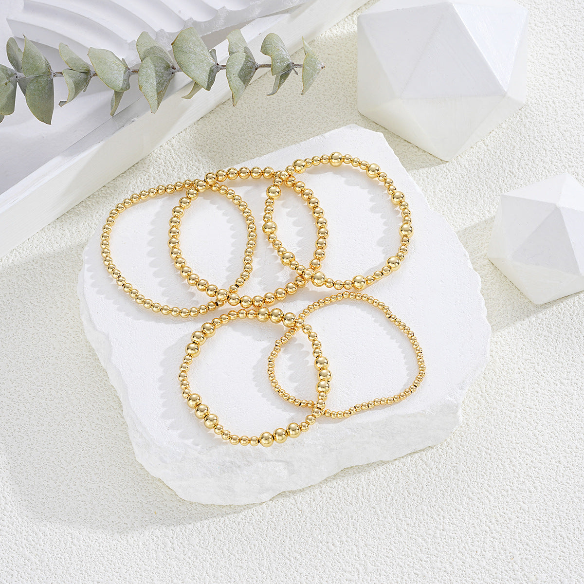 Damen Armreif-Set mit elegantem Kugeldesign Shop Nory